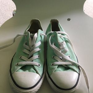 Mint colored converse